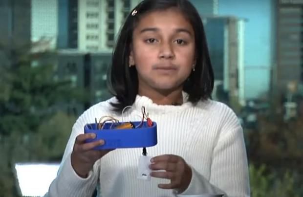 O fetiță de 12 ani a inventat un sistem de detectare rapidă a plumbului din apă