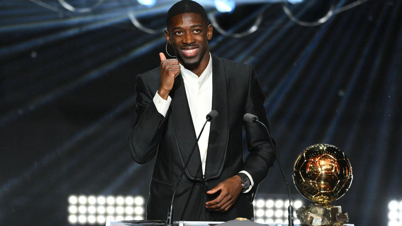 Ousmane Dembele, desemnat fotbalistul anului la Globe Soccer Awards.