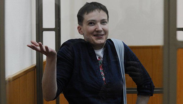 Российский суд приговорил  Савченко к 22 годам колонии общего режима за убийство российских журналистов.