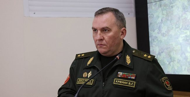 Белорусский министр обороны Виктор Хренин.