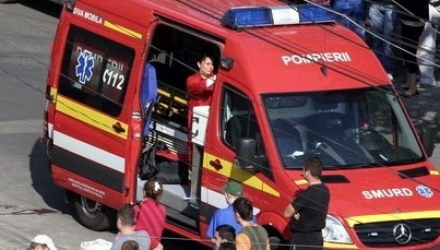 Водитель автобуса с молдавскими регистрационными номерами не уступил дорогу грузовику.