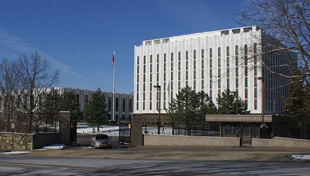 Посольство России призвало США прекратить ограничивать свободу СМИ. Фото: Facebook