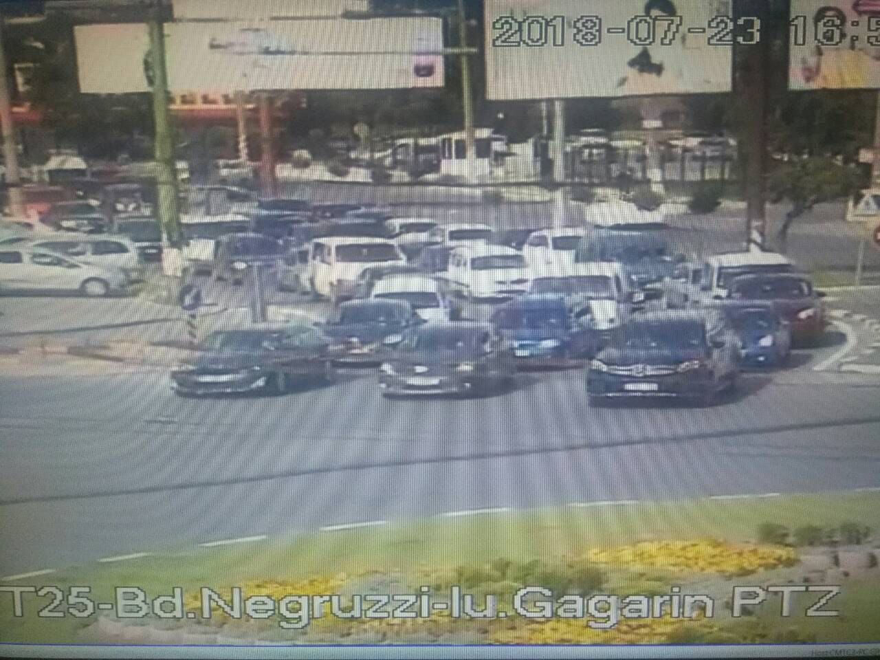 В Кишиневе вечером затруднено дорожное движение.