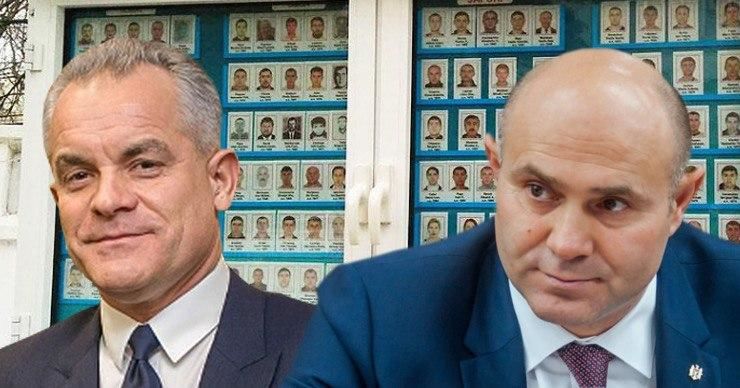 Депутаты спросили Войку, почему фото Плахотнюка нет на панно розыска преступников.Фото: Point.md