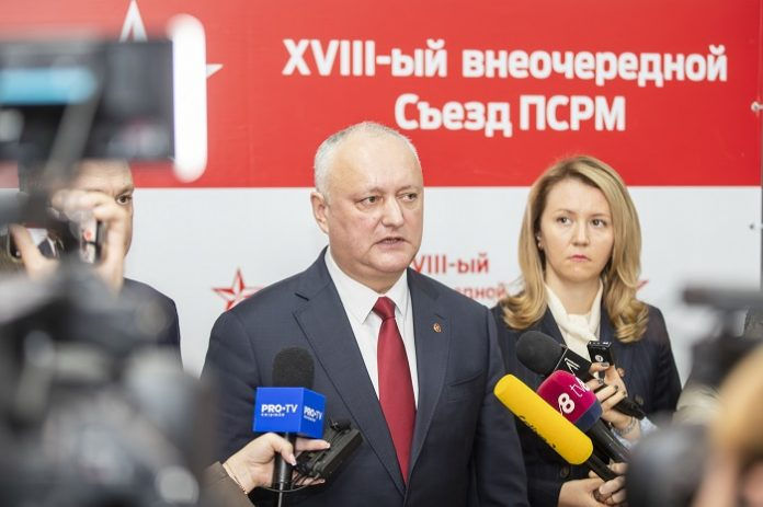 Додон: На этом этапе я не рассматриваю вариант участия в президентских выборах.
