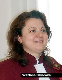 Filincova a fost implicată în scandalul distribuirii ilegale a dosarelor. Foto: zdg.md