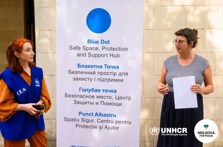 В Кишиневе открылась новая "Голубая точка" для беженцев. Фото: UNHCR