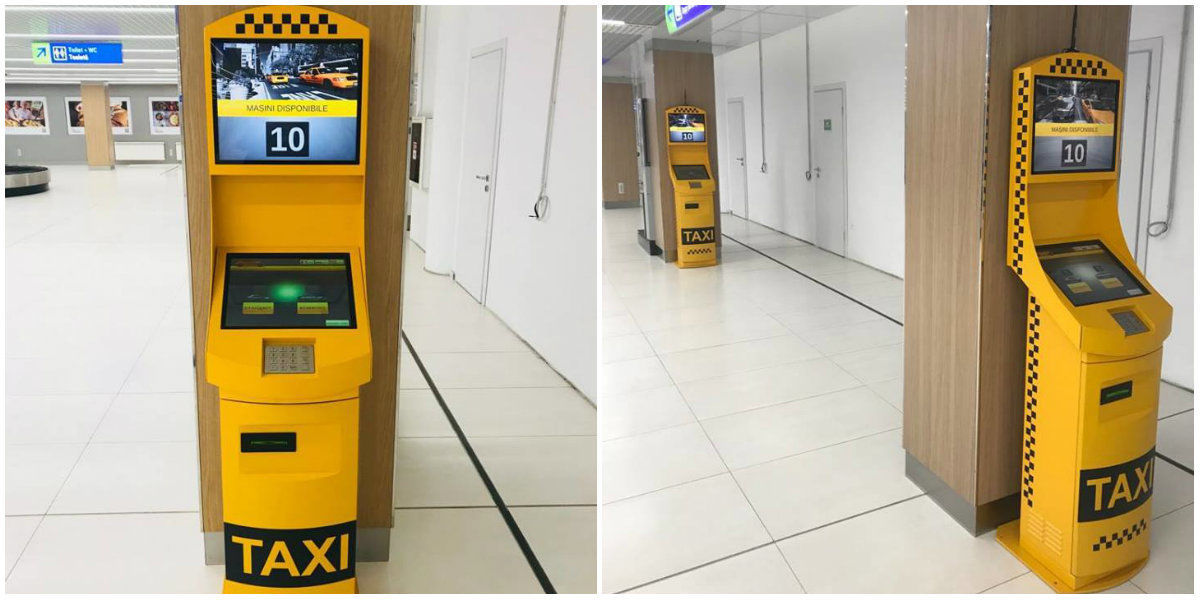 Terminale de comandă electronică de TAXI, la Aeroportul Chișinău