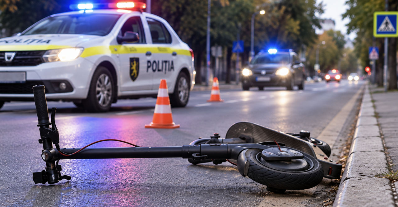 В Тараклии автомобиль сбил 12-летнюю девочку на самокате.