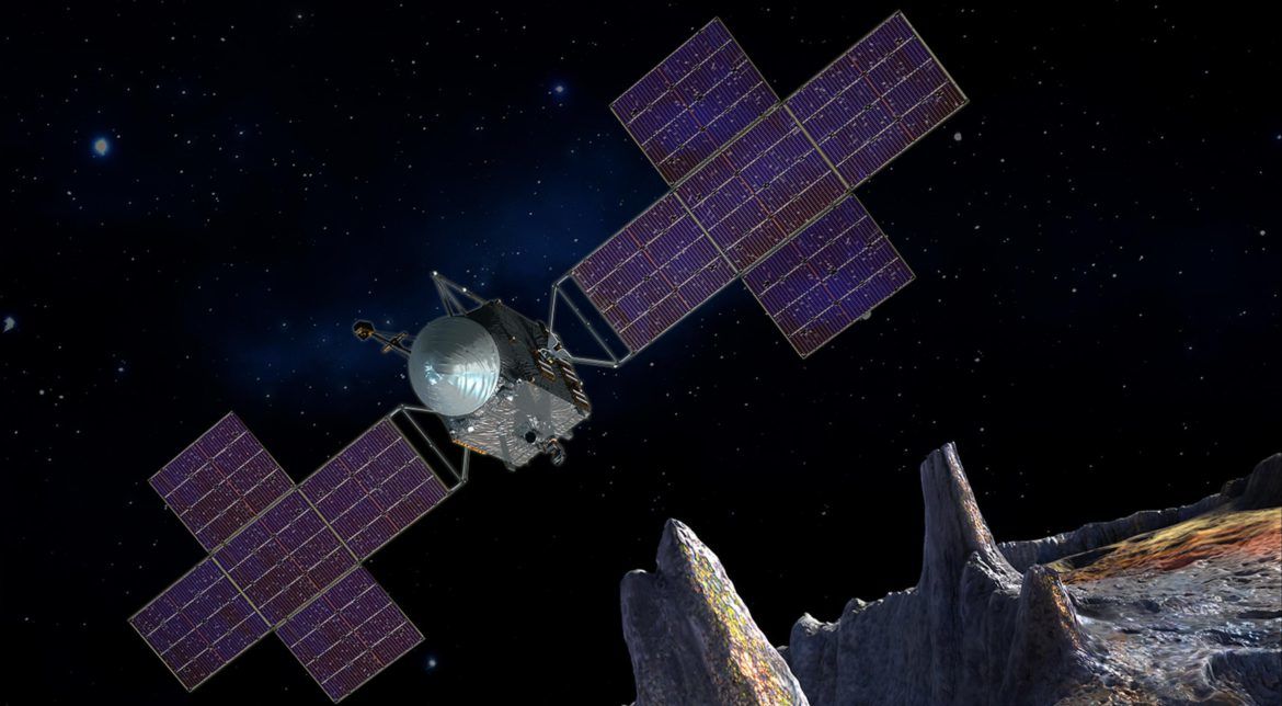 Psyche 16 este un asteroid metalic, despre care se crede că ar fi rămășițele unui nucleu planetar. 