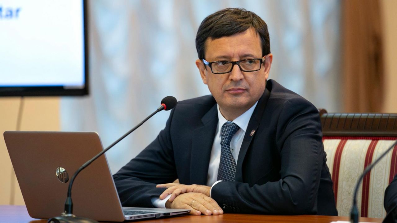 Президент Национального банка Молдовы Октавиан Армашу.