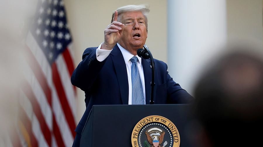 Трамп сообщил о преодолении США пика заражения коронавирусом.