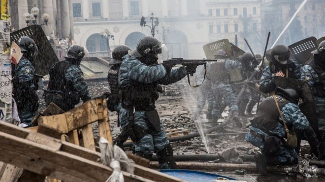 Разгонявших Майдан экс-бойцов "Беркута" отстранили от службы.
