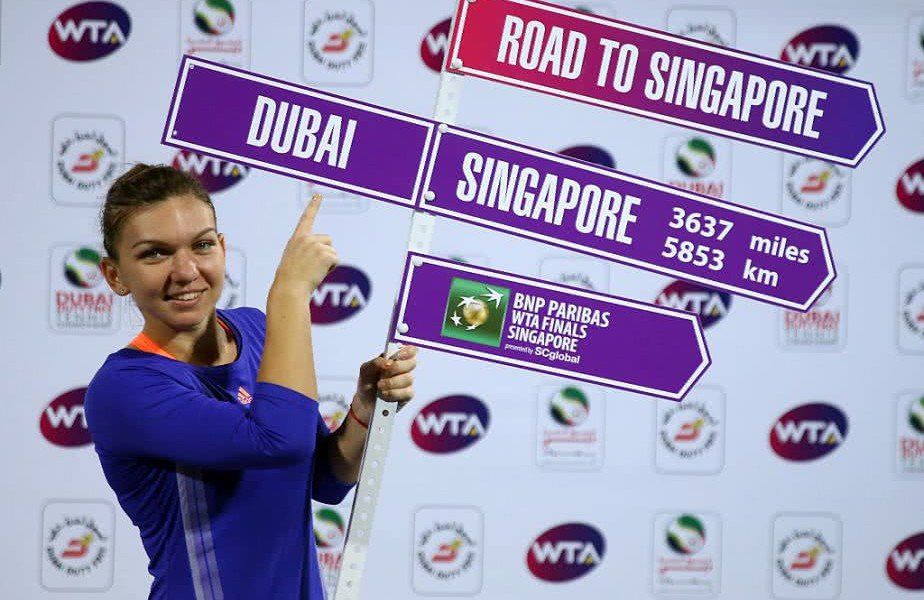 Directorul turneului de la Dubai o avertizează pe Simona Halep. Foto: gsp.ro