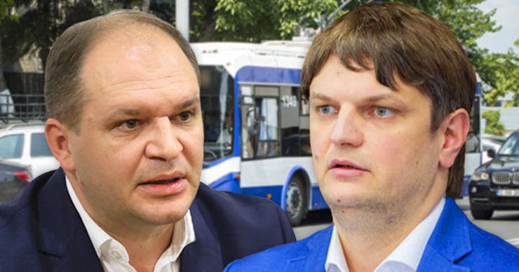 Андрей Спыну подверг сомнению предложение Иона Чебана о сохранении тарифов на транспорт. Коллаж Point.md.