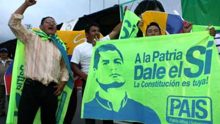Referendumul organizat în Ecuador a trecut cu o majoritate largă.