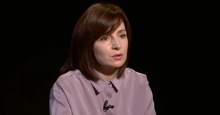 Председатель партии "Действие и солидарность" Майя Санду.
