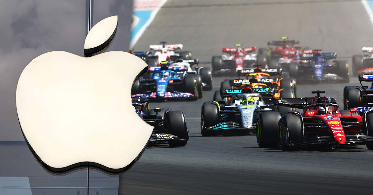 Apple готова платить $2 млрд в год за эксклюзивные права на трансляцию этапов «Формулы-1». Коллаж: Point.md