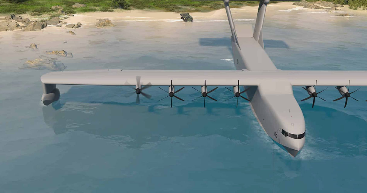 Американский экраноплан X-plane сможет перевозить 100 тонн груза.