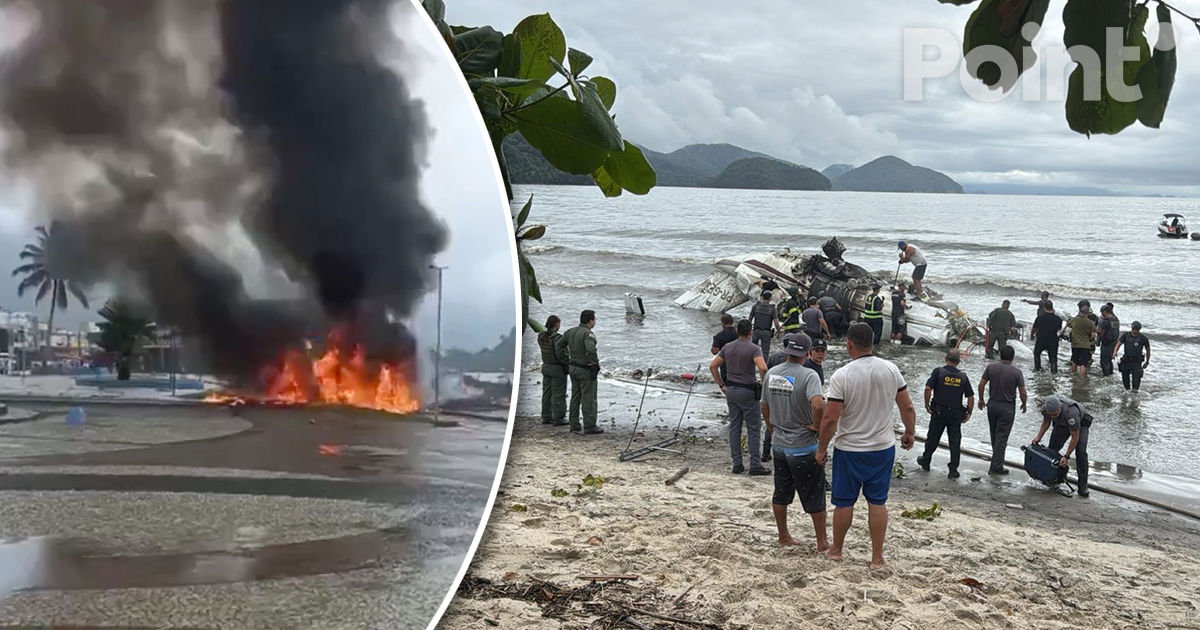 Un avion privat s-a prăbușit și a explodat pe o plajă publică din Brazilia.