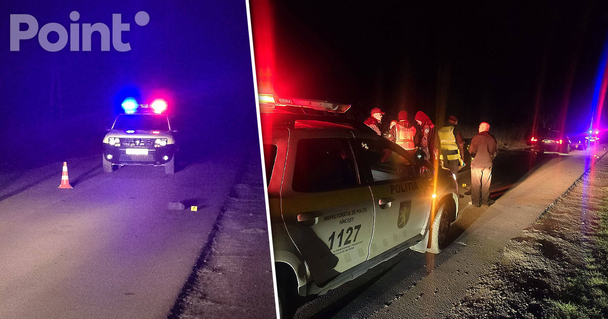 Un pieton a murit sub roțile unui BMW pe traseul Logănești–Stolniceni.