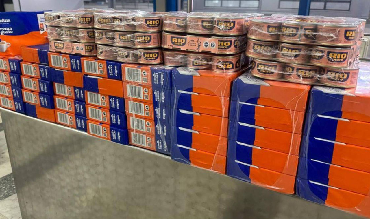 На КПП «Леушены» конфисковали контрабанду продуктов питания.