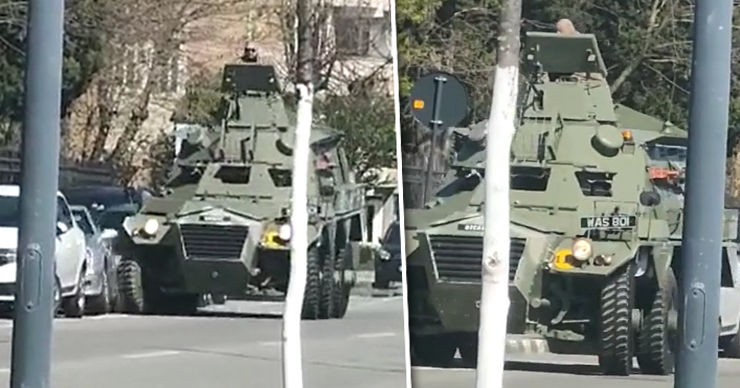 В Румынии бронемашина врезалась в припаркованные авто: на ней снимали видео для манеле. Коллаж: Point.md