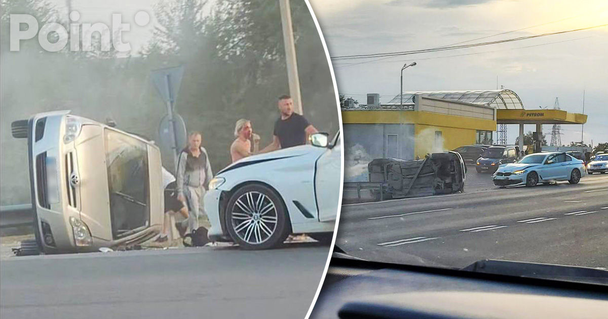 На выезде из Оргеева произошло ДТП.