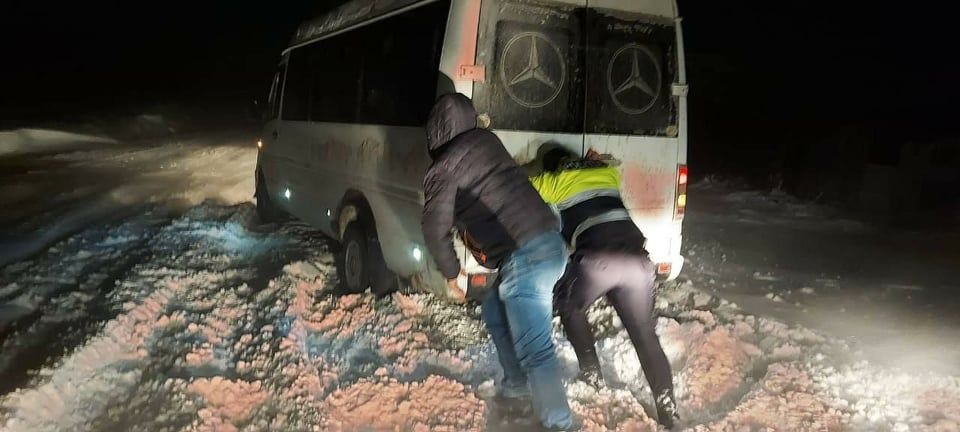 В Тараклийском районе из-за снега заблокированы несколько дорог.