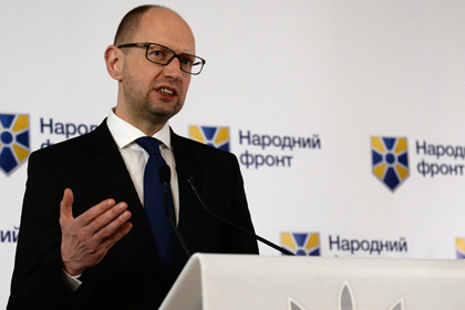 Премьер-министр Украины Арсений Яценюк.