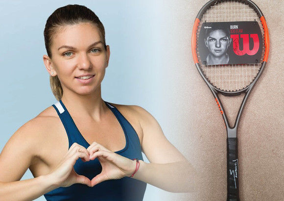 Cu cât se licitează o rachetă de tenis folosită de Simona Halep. Foto: click.ro