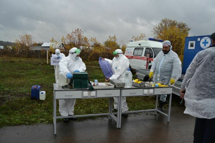 В Приднестровье проходят учения по ликвидации сибирской язвы.