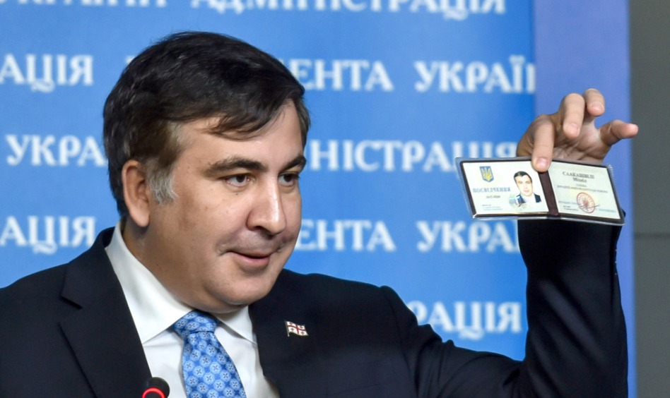 Экс-губернатор Одесской области Михаил Саакашвили.