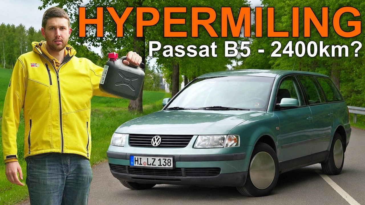 Немец смог проехать на одном баке VW Passat 2400 км.