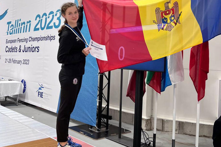 Ульяна-Думитрица Жосан завоевала бронзовую медаль на чемпионате Европы по фехтованию.