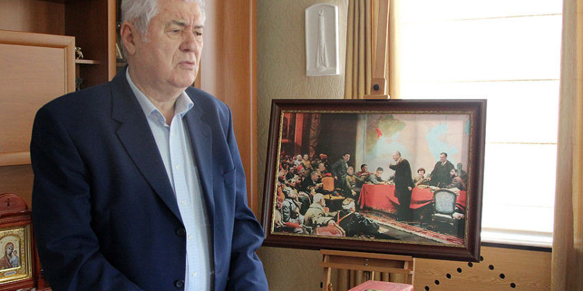 Владимир Воронин, экс-президент Республики Молдова, ныне председатель Партии коммунистов.