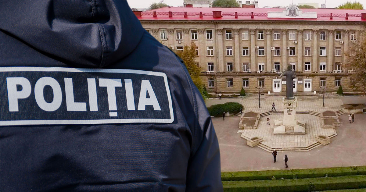 Полиция Бельц задержала 11 представителей партии "Шанс", включая 4 несовершеннолетних. Коллаж: Point.md