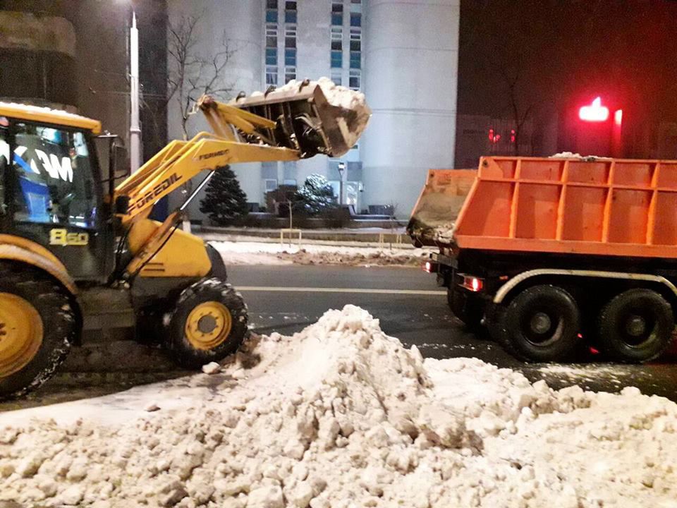 Silvia Radu: Muncitorii au strâns peste 260 de tone de zăpadă