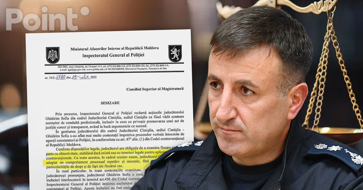 Șeful IGP acuză o judecătoare de subminarea justiției: Acțiunile sunt contrare normelor.