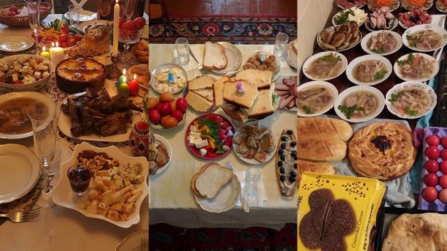 Mesele de Paști ale moldovenilor în acest an. Colaj KanKan.md, Foto: Facebook