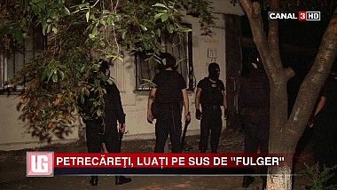 Altercaţie cu forţele de ordine: Petrecăreţi, luați pe sus de Fulger. Foto: captură video