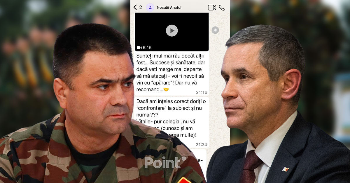 Marinuța a publicat mesajele primite de la Nosatîi și îl acuză de intimidare.