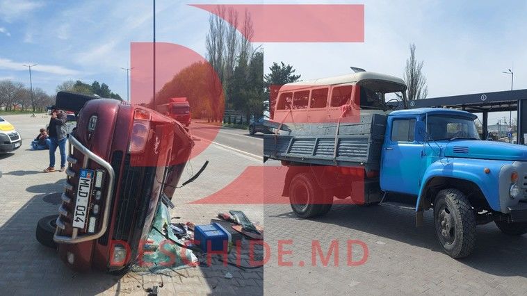 В Гоянах столкнулись микроавтобус и грузовик: четверо пострадавших.