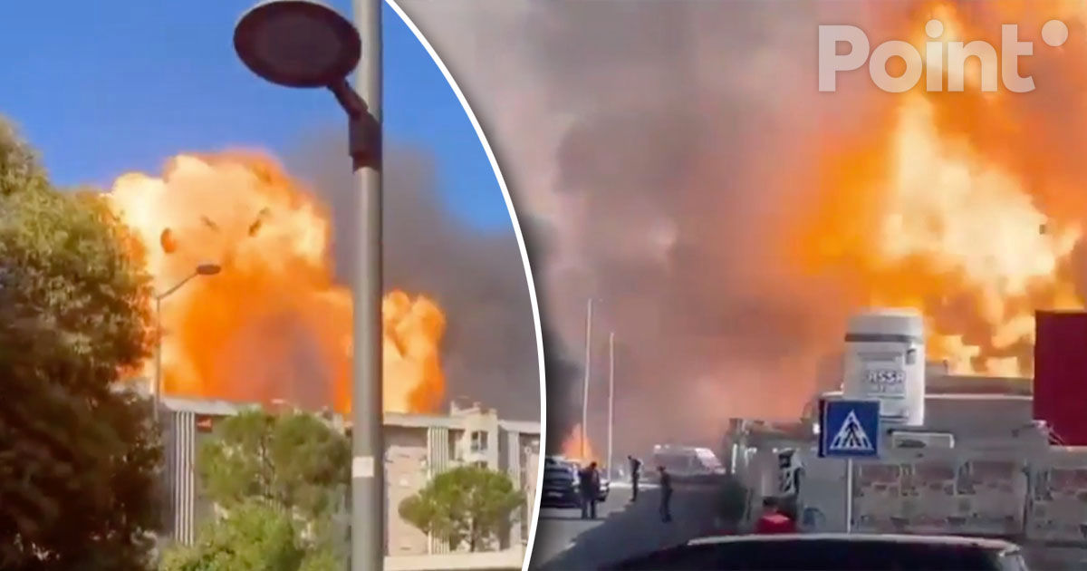 O stație PECO din orașul Roma a explodat: Sunt răniți.