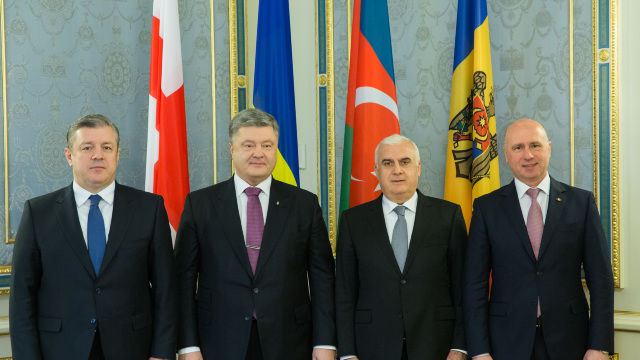 Pavel Filip, alături de omologii săi din statele membre GUAM, au avut o întrevedere cu președintele Ucrainei, Petro Poroşenko. 