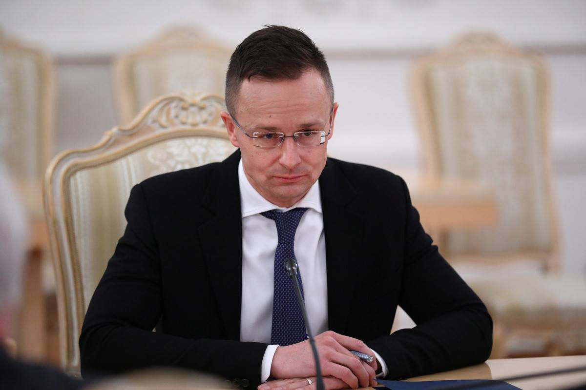 Глава МИД Венгрии Петер Сийярто.