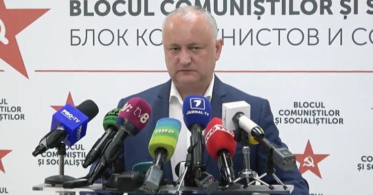 Лидер ПСРМ Игорь Додон.