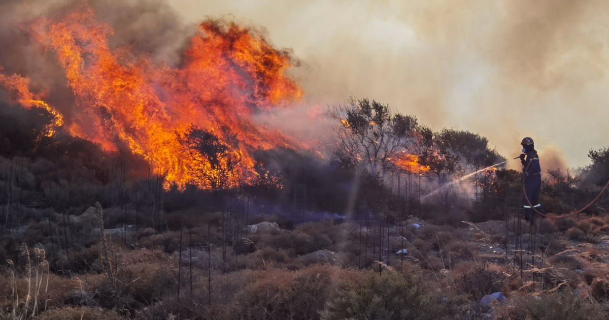 Un angajat al IGSU a murit în timp ce stingea un incendiu de vegetație la Florești.
