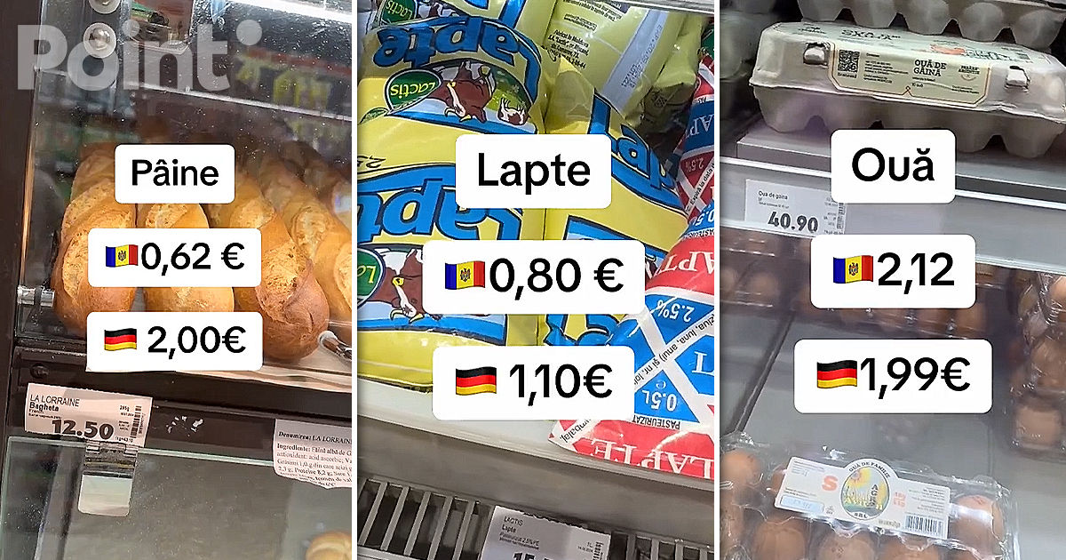 Молдаванин сравнил цены на продукты питания в магазинах РМ и Германии.