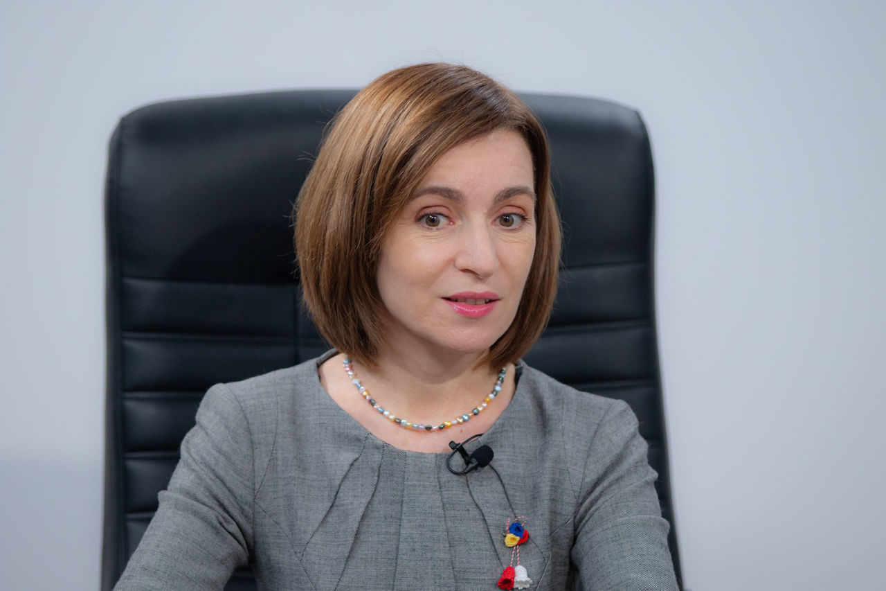 Президент Республики Молдова Майя Санду. 